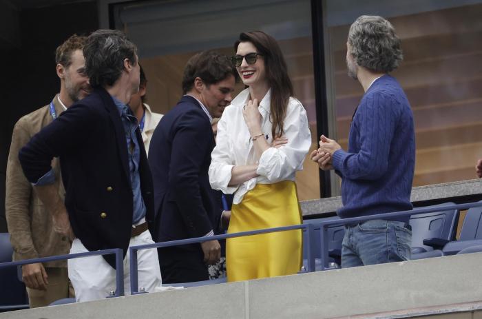 Bon Jovi, Anne Hathaway... los famosos se pasean por la final de Alcaraz