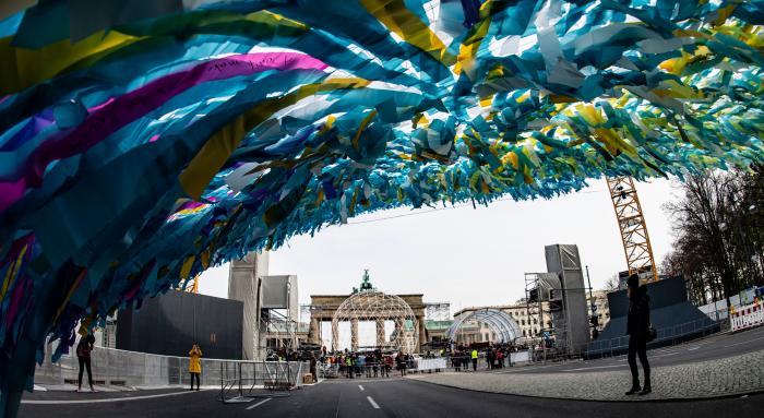 30.000 buenos deseos para conmemorar el 30º aniversario de la caída del Muro de Berlín