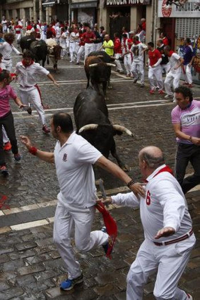 El séptimo encierro deja un susto y al menos un herido por asta de toro