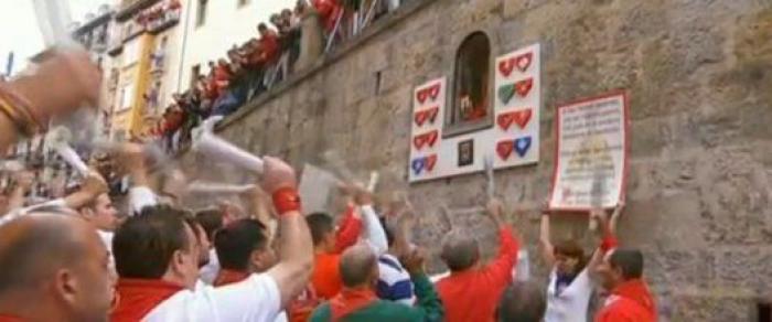 El séptimo encierro deja un susto y al menos un herido por asta de toro