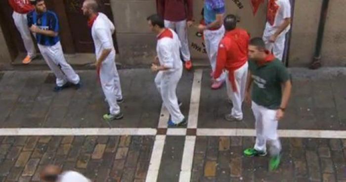 El séptimo encierro deja un susto y al menos un herido por asta de toro