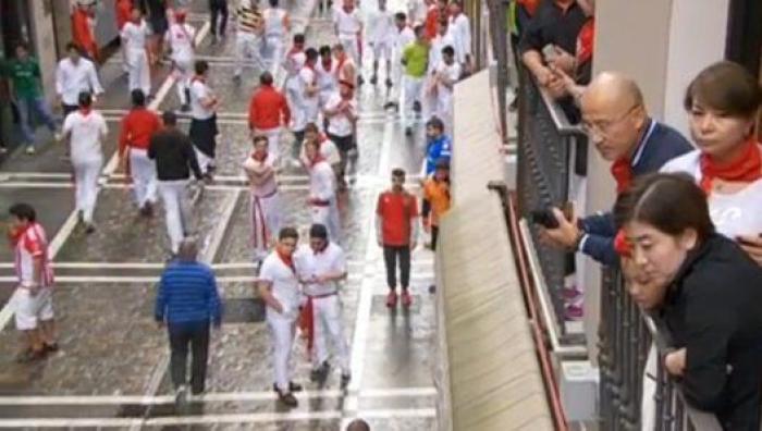 El séptimo encierro deja un susto y al menos un herido por asta de toro