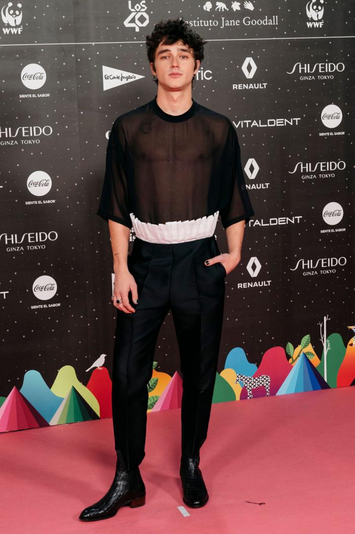 El tierno momento entre Aitana y Miguel Bernardeau en 'Los 40 Music Awards'