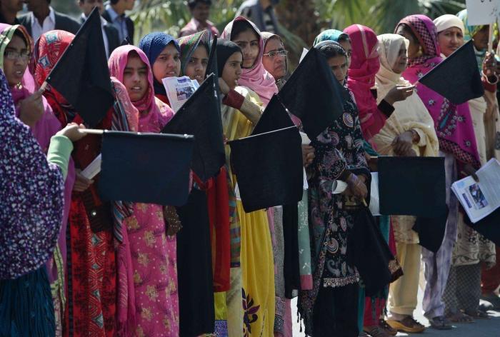 Protestas en todo el mundo para conmemorar el Día Internacional de la Mujer (FOTOS)