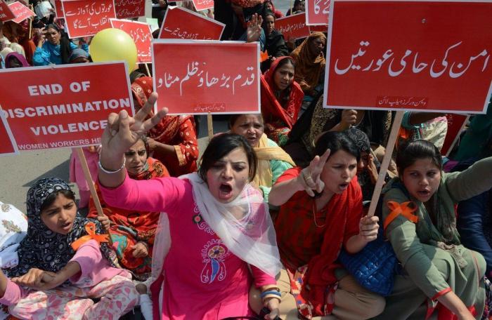 Protestas en todo el mundo para conmemorar el Día Internacional de la Mujer (FOTOS)