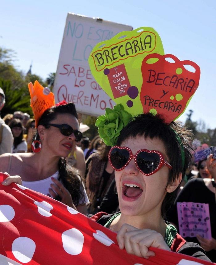 Protestas en todo el mundo para conmemorar el Día Internacional de la Mujer (FOTOS)