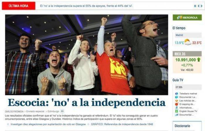 Reino Unido niega a Escocia la posibilidad de celebrar un segundo referéndum de independencia
