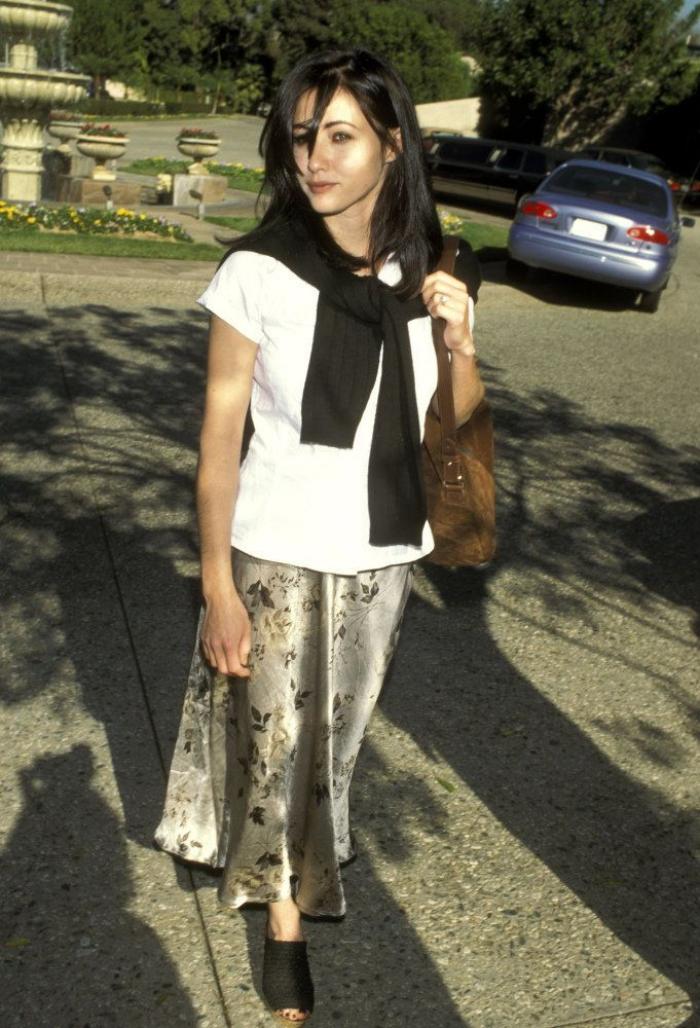 Luke Perry rinde homenaje a Shannen Doherty, su novia en 'Beverly Hills, 90210'