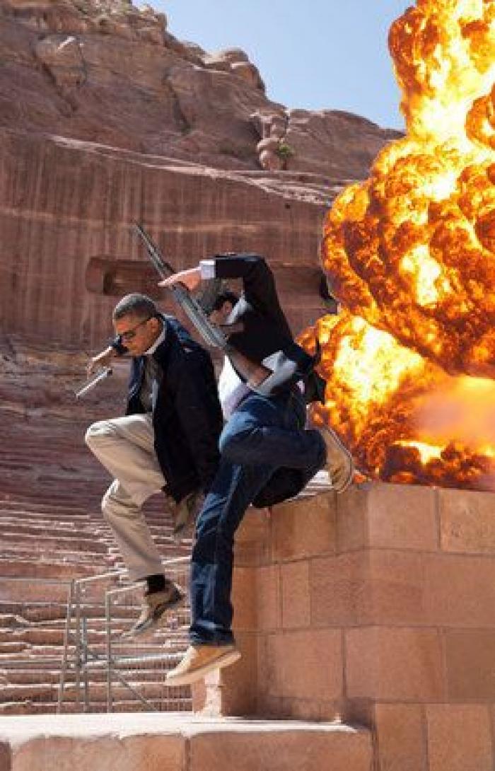 Montajes y montajes de esta foto de Obama