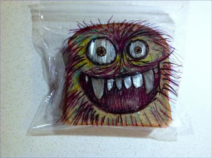 Un padre que convierte en arte el bocadillo de sus hijos