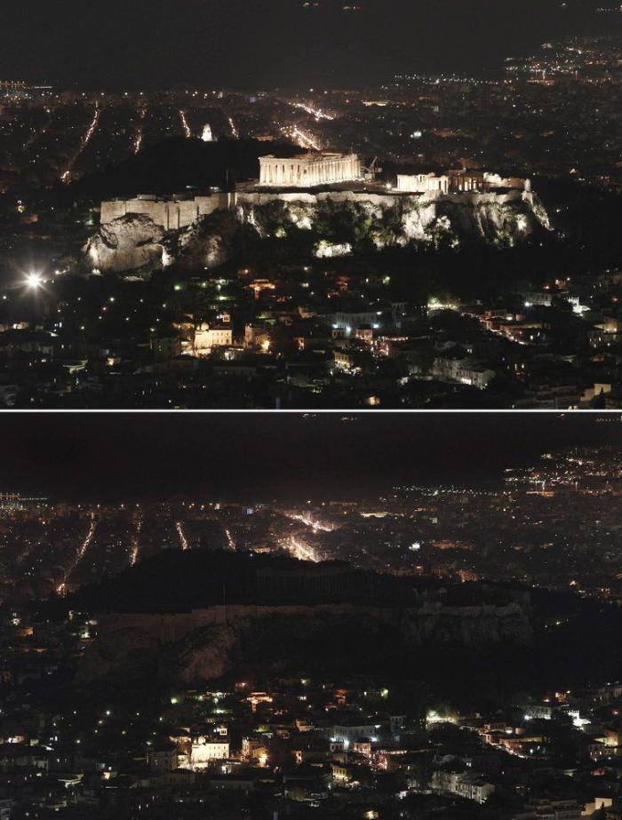 Así ha sido la 'hora del planeta' en todo el mundo (FOTOS)
