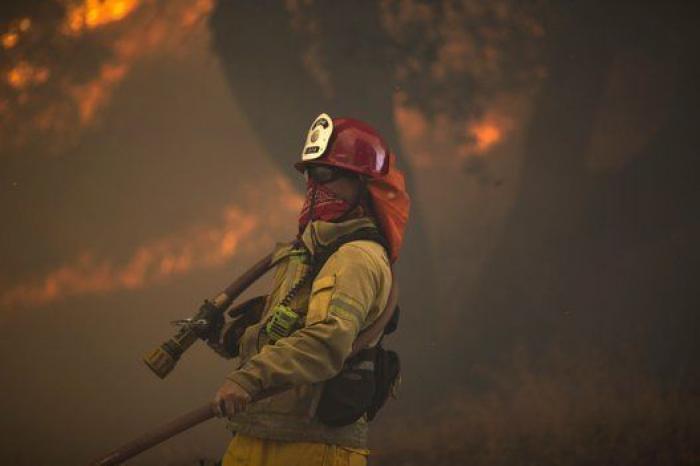 Las impresionantes imágenes del 'Incendio de Arena' en California