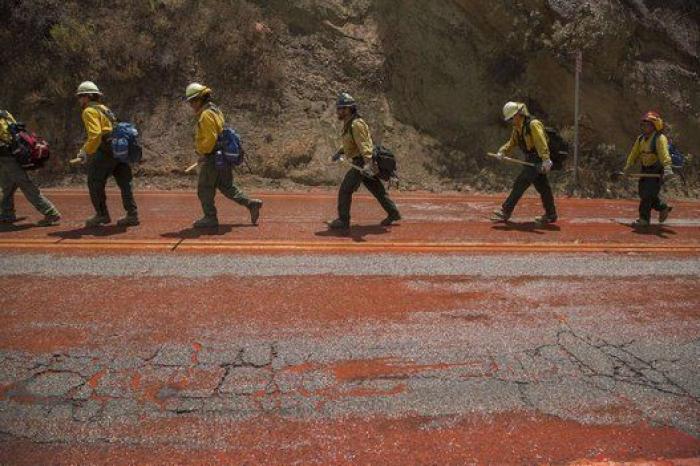 Las impresionantes imágenes del 'Incendio de Arena' en California