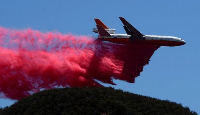 Las impresionantes imágenes del 'Incendio de Arena' en California