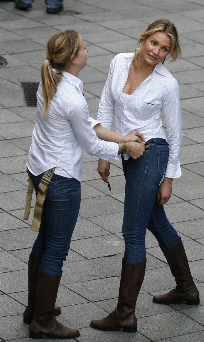 Los actores junto a sus dobles de rodaje (FOTOS)