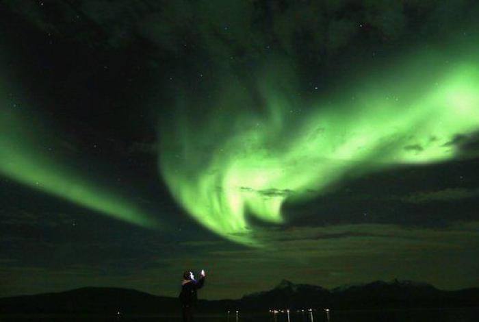 Auroras boreales en Noruega: así es el espectáculo que tiñe el cielo de verde (FOTOS)