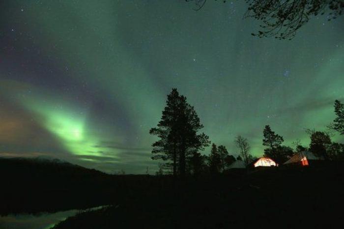 Auroras boreales en Noruega: así es el espectáculo que tiñe el cielo de verde (FOTOS)