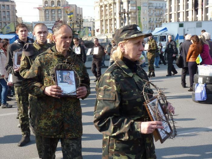 Días uniformados en Kiev