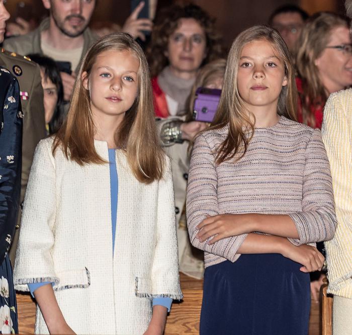 37 veces en las que la princesa Leonor y la infanta Sofía lucieron el mismo peinado