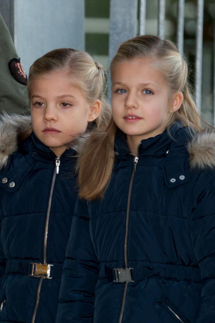 37 veces en las que la princesa Leonor y la infanta Sofía lucieron el mismo peinado