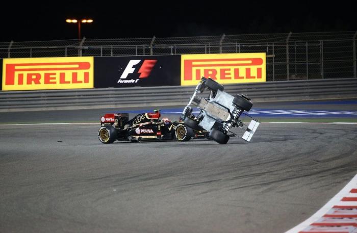 El tremendo accidente de Esteban Gutiérrez en Bahréin (FOTOS)