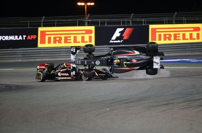 El tremendo accidente de Esteban Gutiérrez en Bahréin (FOTOS)