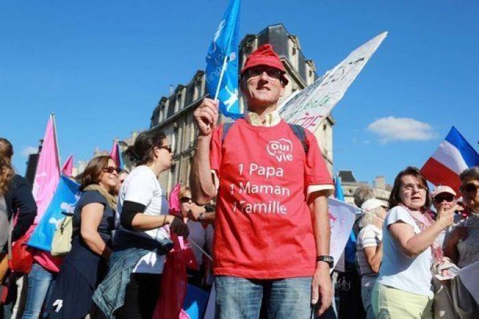 Miles de franceses se manifiestan en defensa de la familia tradicional (FOTOS)