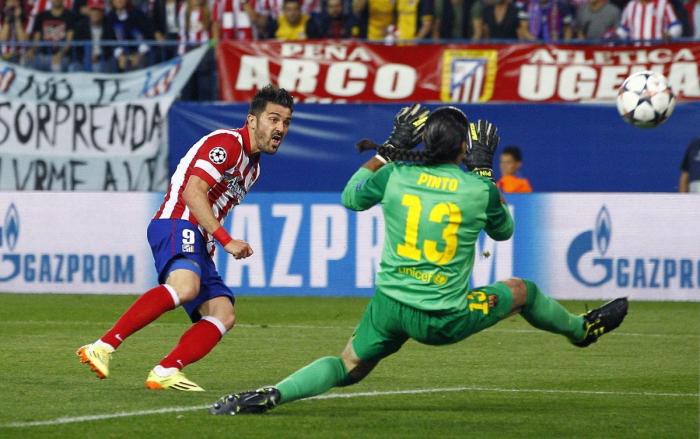 Gesta del Atlético ante el Barcelona (1-0)
