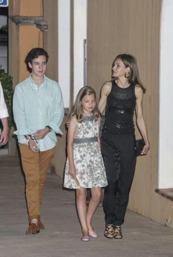 La Familia Real llega a Mallorca: primera cena al completo