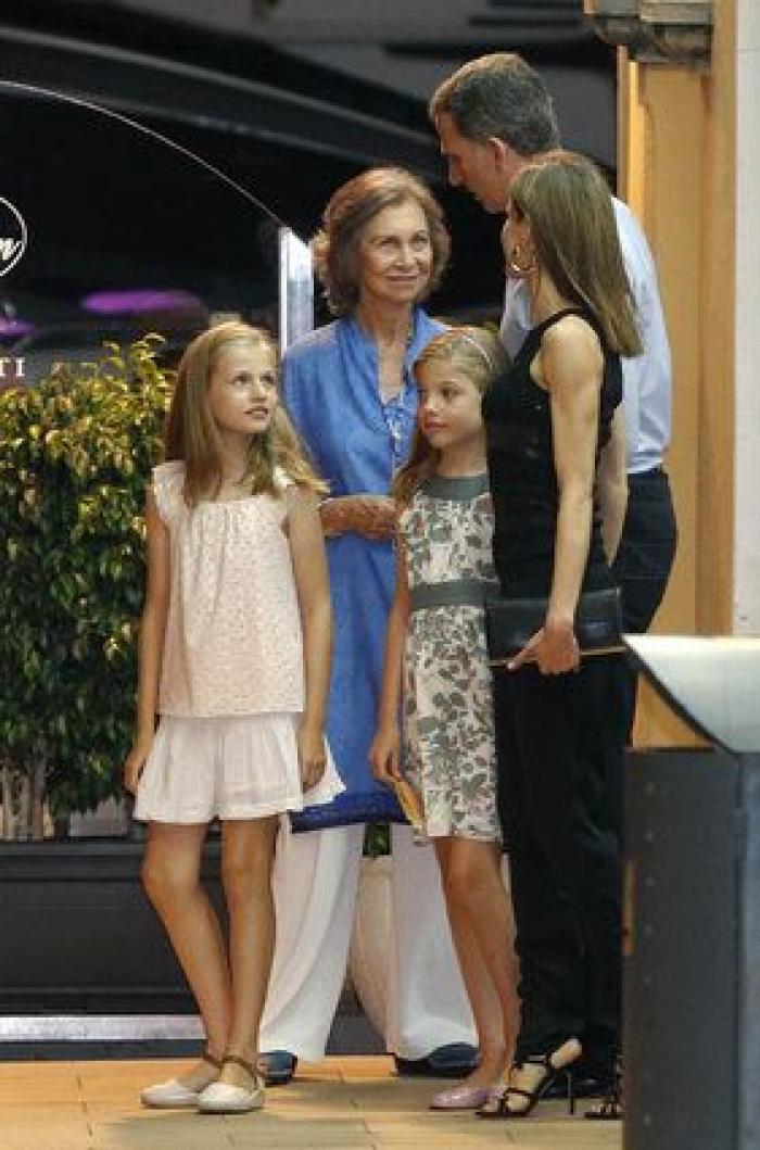 La Familia Real llega a Mallorca: primera cena al completo