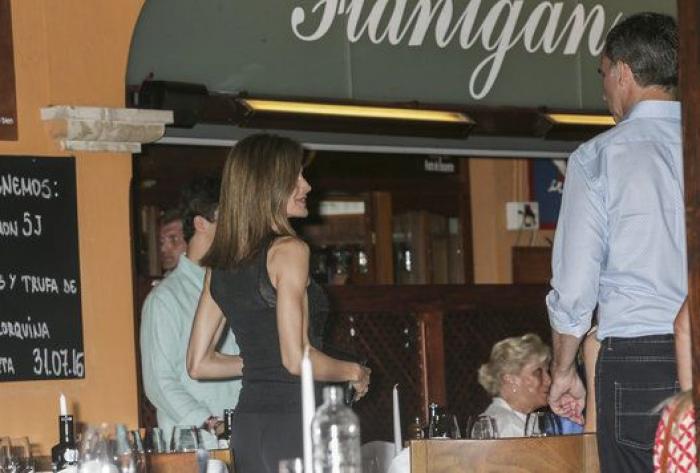 La Familia Real llega a Mallorca: primera cena al completo