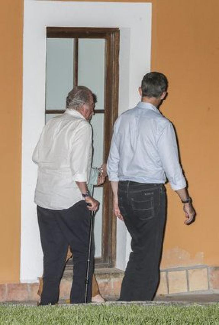 La Familia Real llega a Mallorca: primera cena al completo