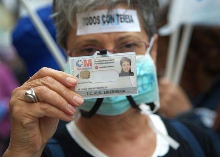 Cientos de personas marchan en Madrid en apoyo a Teresa Romero (FOTOS)