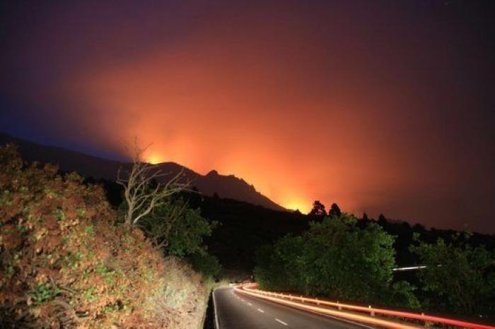 Las impactantes imágenes del incendio de La Palma