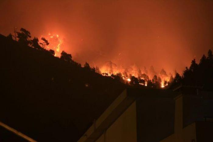 Las impactantes imágenes del incendio de La Palma