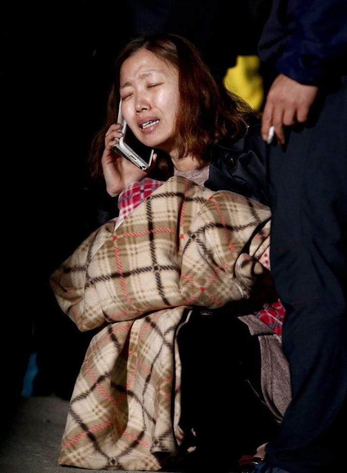 La presidenta de Corea del Sur acusa de "asesinato" a la tripulación del barco hundido