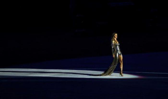 Así fue la esperada aparición de Gisele Bündchen en la inauguración de Río 2016