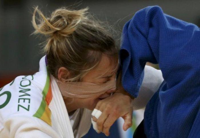 La judoca española Laura Gómez vence épicamente por 'ippon' y pasa a octavos de final