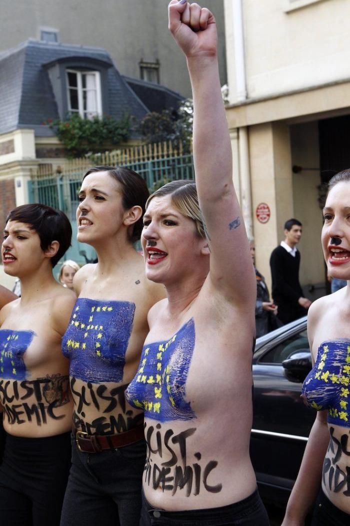 Marine Le Pen dice que las activistas de Femen son "una secta de histéricas de izquierdas"