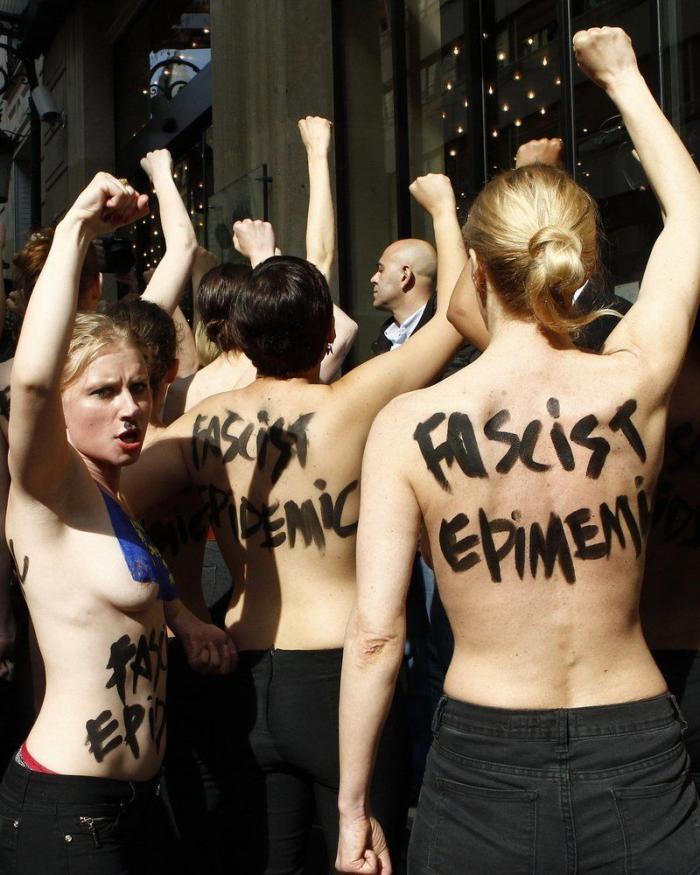 Marine Le Pen dice que las activistas de Femen son "una secta de histéricas de izquierdas"