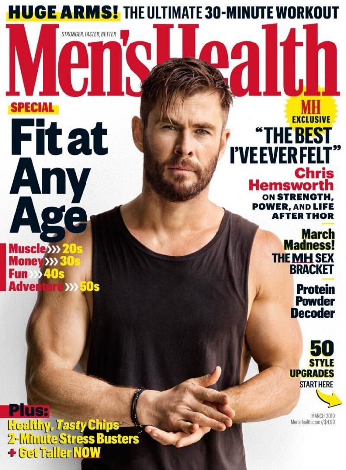 Chris Hemsworth deja en 'shock' a internet con esta foto de su brazo