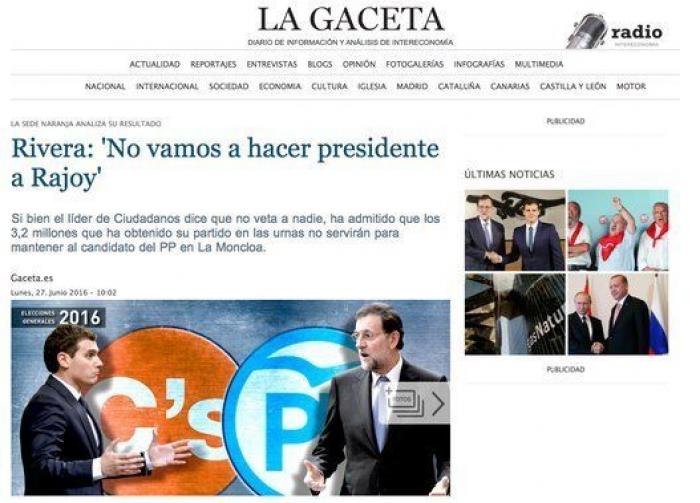 La hemeroteca que más va a doler a Albert Rivera