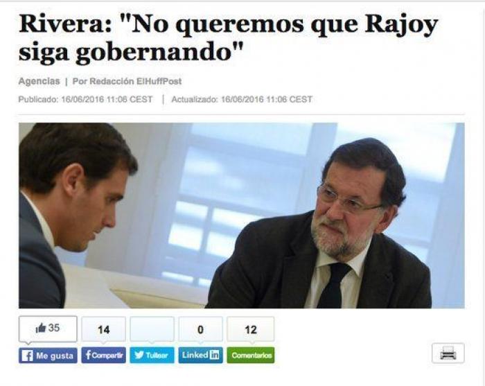 La hemeroteca que más va a doler a Albert Rivera