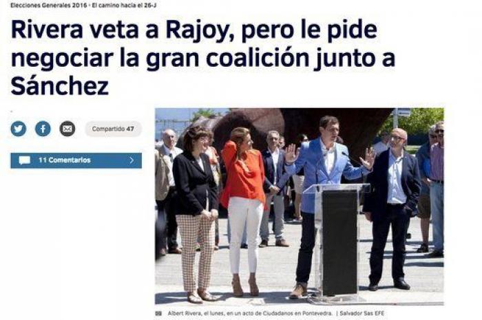 La hemeroteca que más va a doler a Albert Rivera