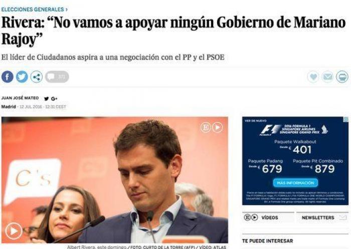 La hemeroteca que más va a doler a Albert Rivera