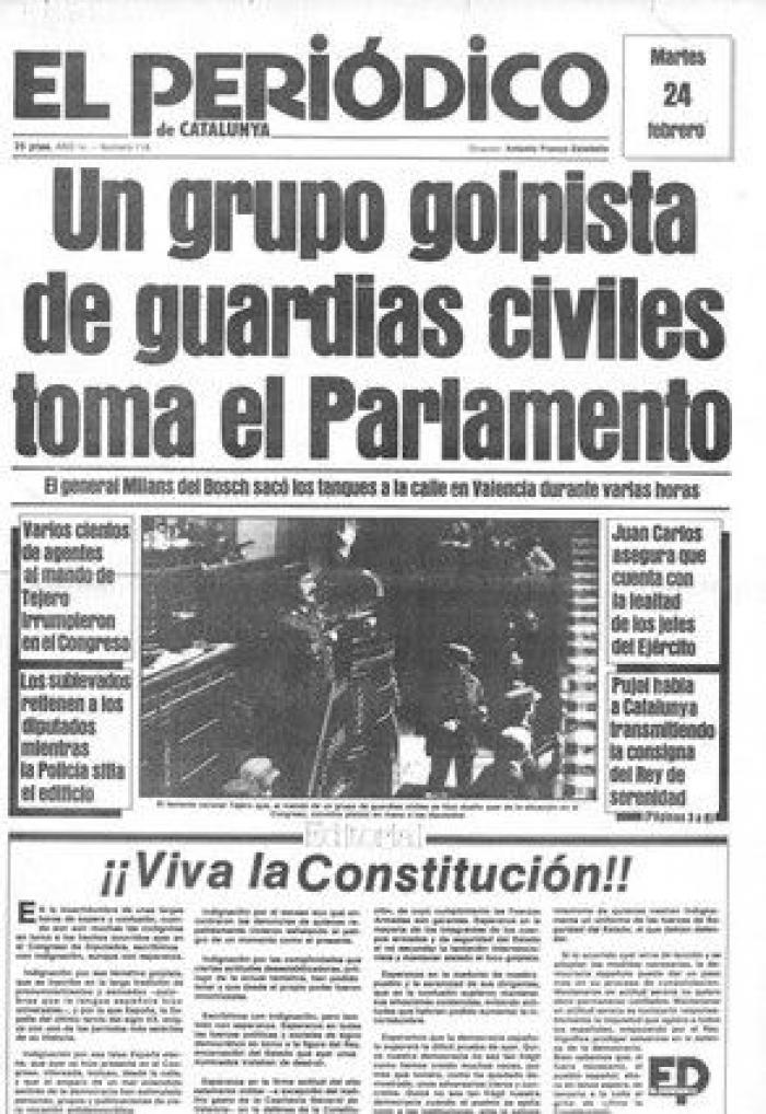 Las batallitas del 23-F, ¿qué les importan al 40% de jóvenes parados?