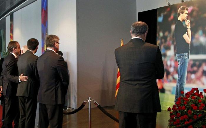 Las lágrimas de Busquets en el homenaje a Tito Vilanova (VÍDEO)