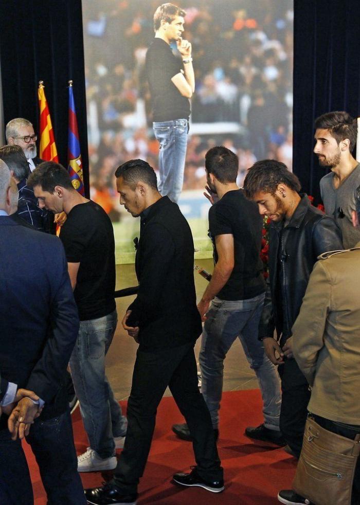 Las lágrimas de Busquets en el homenaje a Tito Vilanova (VÍDEO)