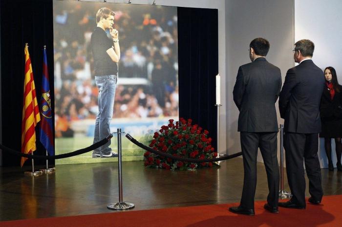 Las lágrimas de Busquets en el homenaje a Tito Vilanova (VÍDEO)