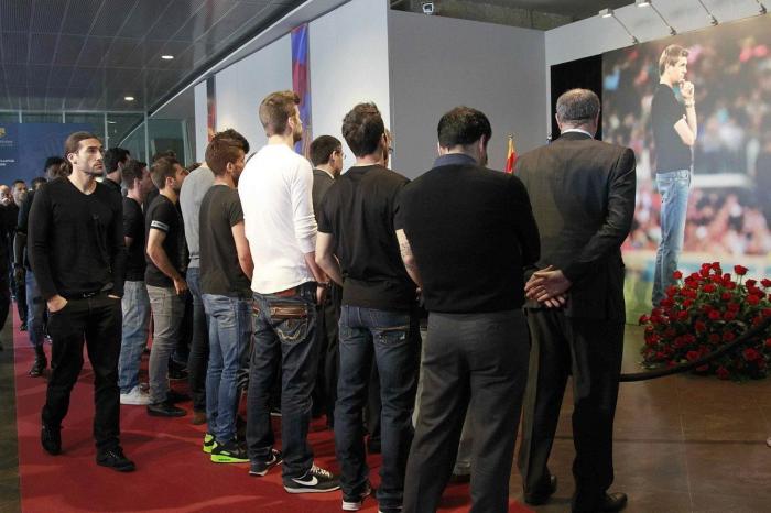 Las lágrimas de Busquets en el homenaje a Tito Vilanova (VÍDEO)